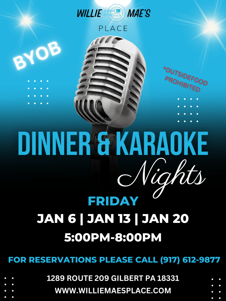 Dinner & Karaoke Nights Willie Mae's Place