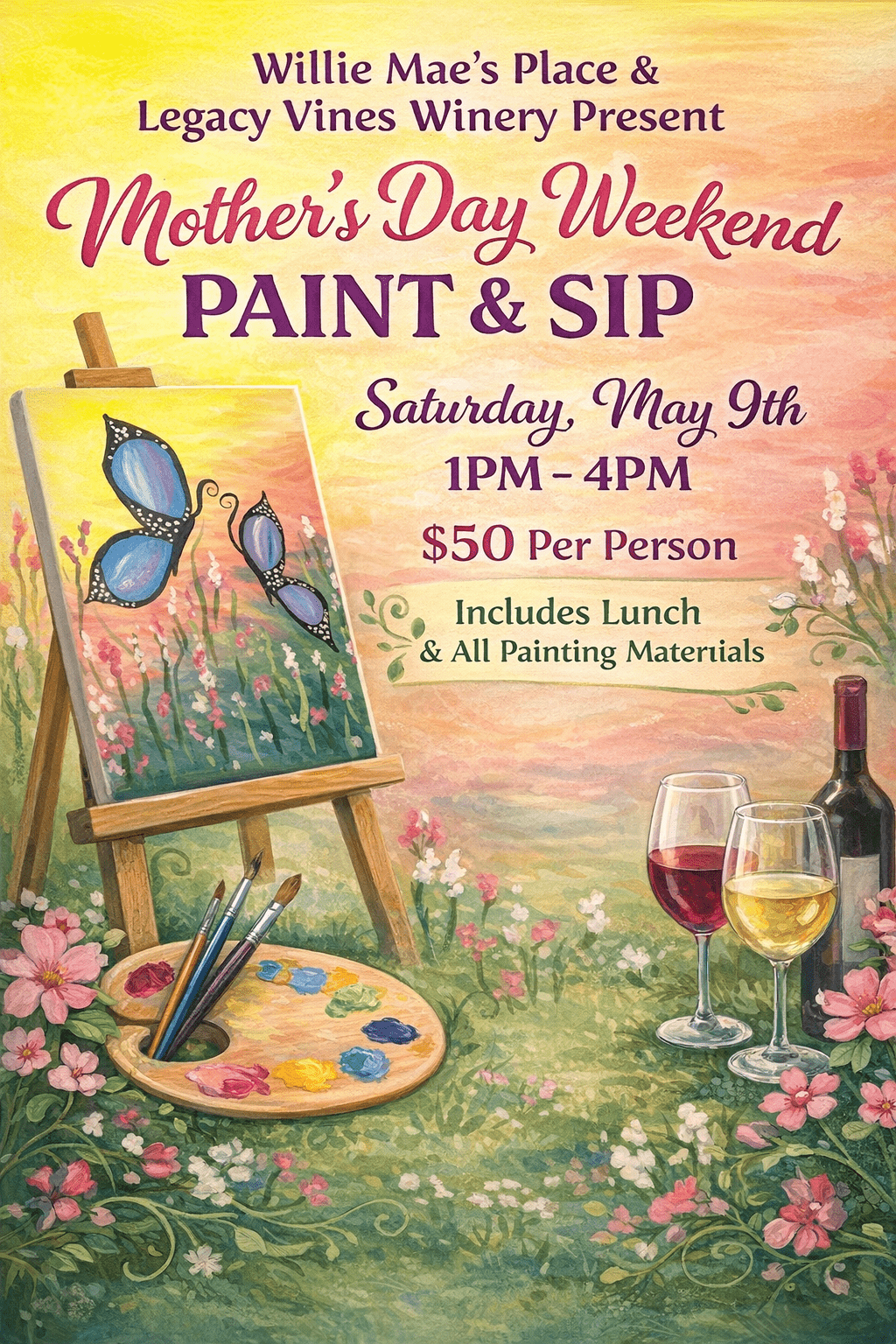 Mothers Day Paint & Sip